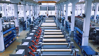 Smart production workshops for photovoltaic solar glass equipment