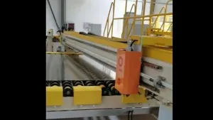 Glass Breakout Machine & Roll Conveyor