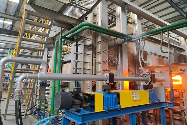 Horizontal Stirring Unit for Glass Melting Furnace