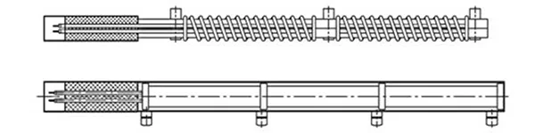 Controllable internal temperature, combining upper heating and bottom heating methods