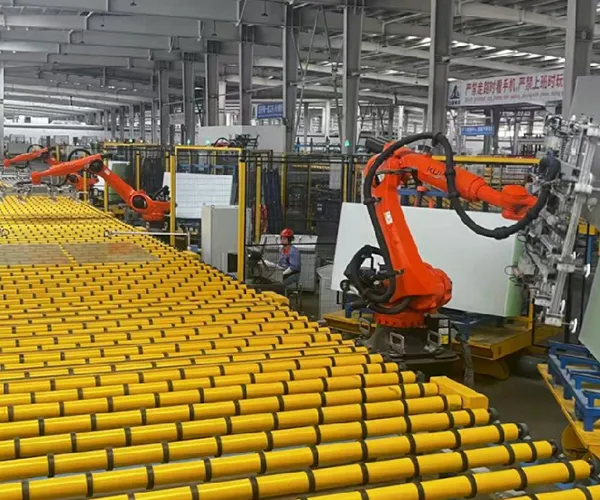 Flexible glass handling and pickup methods