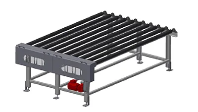Transverse transition conveyor
