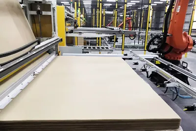 Paper Laying Machine for Glass Sheets