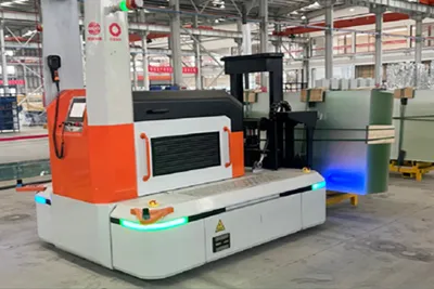 AGV Glass Transport System